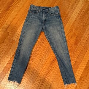 Levi’s “white oak cone denim”